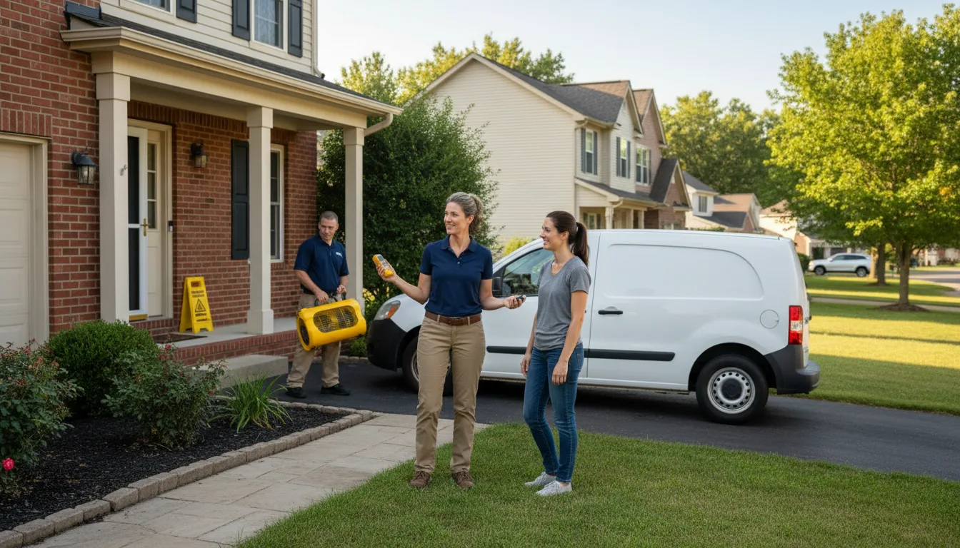 Water restoration image for Dehumidification And Cleanup Services in De Tour Village, MI